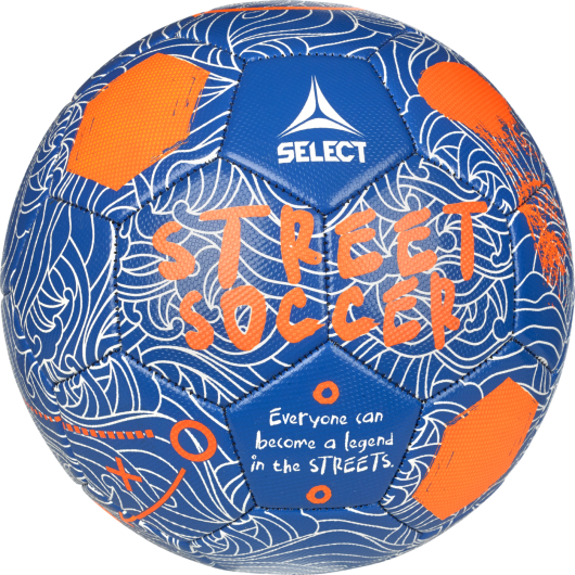 М'яч футбольний SELECT Street Soccer v24 Blue- Orange